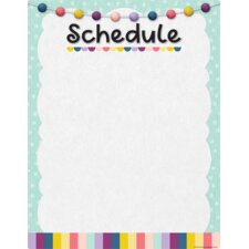 Oh Happy Day Schedule Write-On/Wipe-Off Chart Oh Happy Day Schedule Write-On/Wipe-Off Chart
