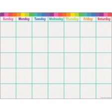 Colorful Calendar Write-On/Wipe-Off Chart Colorful Calendar Write-On/Wipe-Off Chart