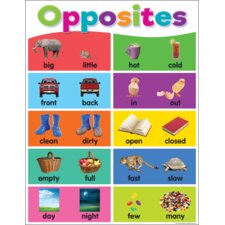 Colorful Opposites Chart Colorful Opposites Chart