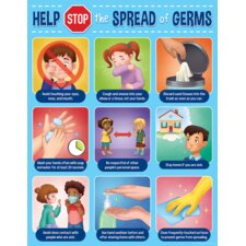 Help Stop the Spread of Germs Chart