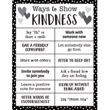 Ways to Show Kindness Chart