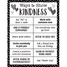 Ways to Show Kindness Chart Ways to Show Kindness Chart