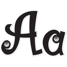 7" Bling Letters with Jewels 7" Bling Letters with Jewels