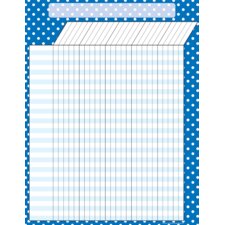 Blue Polka Dots Incentive Chart