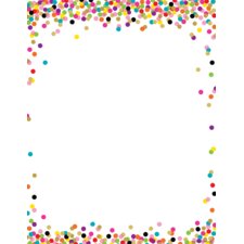 Confetti Blank Chart Confetti Blank Chart