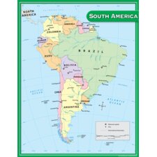 South America Map Chart