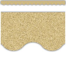 Gold Glitz Scalloped Border Trim Gold Glitz Scalloped Border Trim