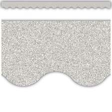 Silver Glitz Scalloped Border Trim Silver Glitz Scalloped Border Trim