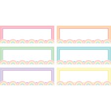Pastel Pop Rainbow Labels Magnetic Accents Pastel Pop Rainbow Labels Magnetic Accents