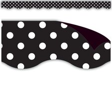 Black Polka Dots Magnetic Border Black Polka Dots Magnetic Border