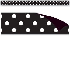 Black Polka Dots Magnetic Strips Black Polka Dots Magnetic Strips