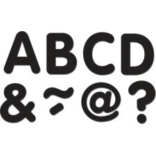 Black Classic 2" Magnetic Letters Black Classic 2" Magnetic Letters