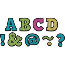 Chalkboard Brights Bold Block 2" Magnetic Letters