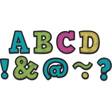 Chalkboard Brights Bold Block 2" Magnetic Letters Chalkboard Brights Bold Block 2" Magnetic Letters