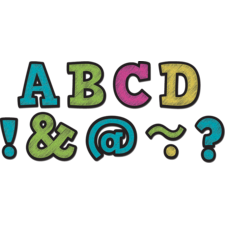 Chalkboard Brights Bold Block 2" Magnetic Letters