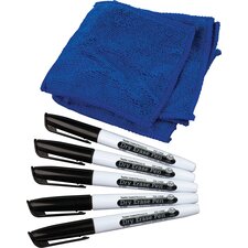 Dry Erase Pens & Microfiber Towels Set