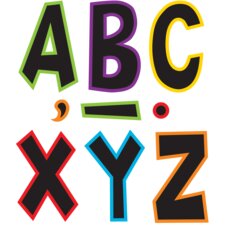 Electric Bright 7" Fun Font Letters Electric Bright 7" Fun Font Letters