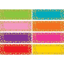 Confetti Colorful Labels Magnetic Accents