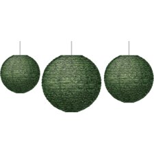 Boxwood Hanging Paper Lanterns