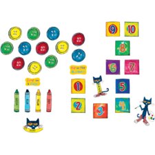 Pete the Cat Numbers and Colors Sensory Path