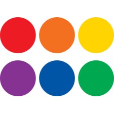 Spot On Floor Markers Colorful Circles - 4" Spot On Floor Markers Colorful Circles - 4"