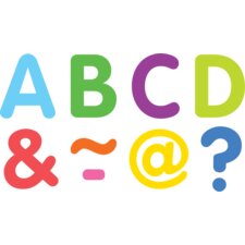 Colorful Classic 2" Magnetic Letters Colorful Classic 2" Magnetic Letters