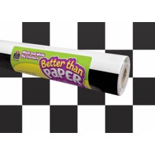 Black and White Big Checkers Better Than Paper Bulletin Board Roll