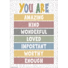 You Are Enough Positive Poster You Are Enough Positive Poster