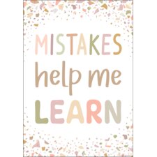 Mistakes Help Me Learn Positive Poster Mistakes Help Me Learn Positive Poster