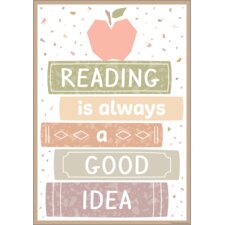 Reading is Always a Good Idea Positive Poster Reading is Always a Good Idea Positive Poster