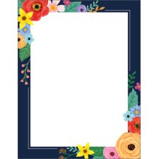 Wildflowers Blank Chart