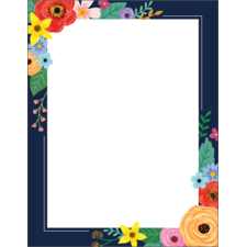 Wildflowers Blank Chart