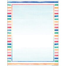 Watercolor Blank Chart