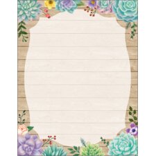 Rustic Bloom Blank Chart