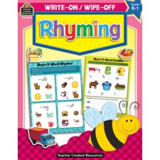 Write-On/Wipe-Off Book: Rhyming