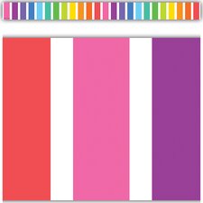 Colorful Stripes Straight Border Trim Colorful Stripes Straight Border Trim
