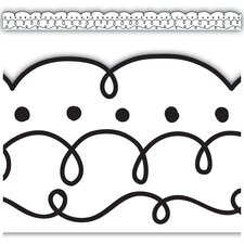 Squiggles and Dots Die-Cut Border Trim Squiggles and Dots Die-Cut Border Trim