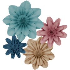 Calming Colors Paper Flowers