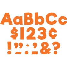 Orange 4" Everyday Letters Combo Pack
