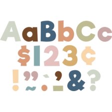 Calming Colors 4" Everyday Letters Combo Pack