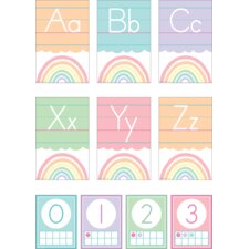 Pastel Pop Alphabet Bulletin Board