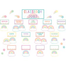 Pastel Pop Classroom Jobs Mini Bulletin Board