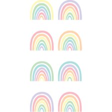 Pastel Pop Rainbows Mini Stickers