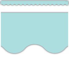 Pastel Blue Scalloped Border Trim Pastel Blue Scalloped Border Trim