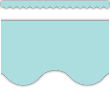 Pastel Blue Scalloped Border Trim