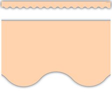Peach Scalloped Border Trim Peach Scalloped Border Trim