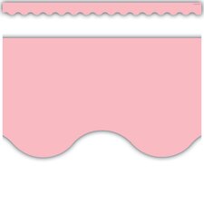 Pastel Pink Scalloped Border Trim Pastel Pink Scalloped Border Trim