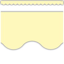 Pastel Yellow Scalloped Border Trim Pastel Yellow Scalloped Border Trim