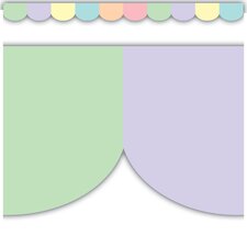 Pastel Pop Scalloped Die-Cut Border Trim Pastel Pop Scalloped Die-Cut Border Trim