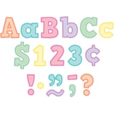 Pastel Pop Bold Block 4" Letters Combo Pack Pastel Pop Bold Block 4" Letters Combo Pack